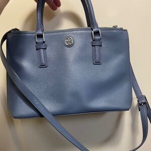 Tory Burch Blue Satchel